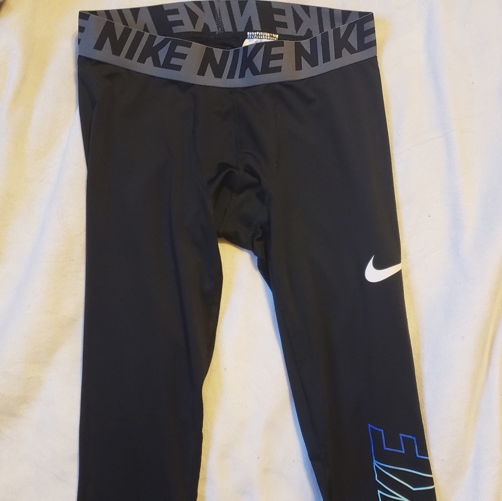 NIKE dry fit compression pants- girls large